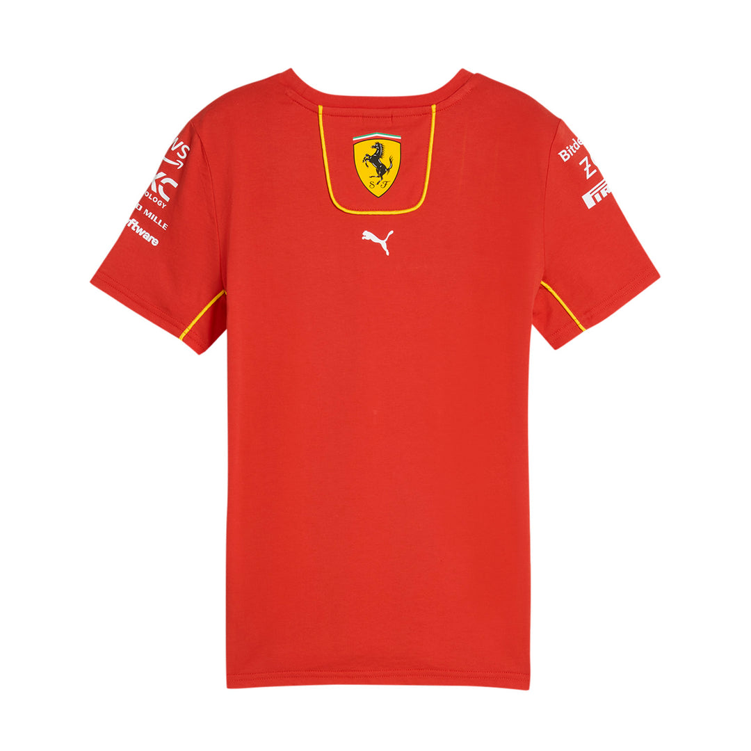 2024 Kids Team T-Shirt - Scuderia Ferrari - Fueler™ - 701228010001104 - fueler.store - T-Shirt