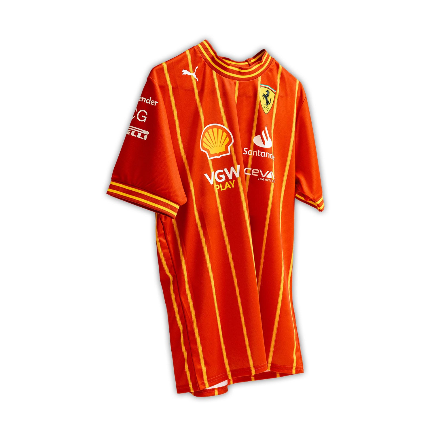 2024 Leclerc Euro Edition Soccer Jersey - Scuderia Ferrari - Fueler™ 