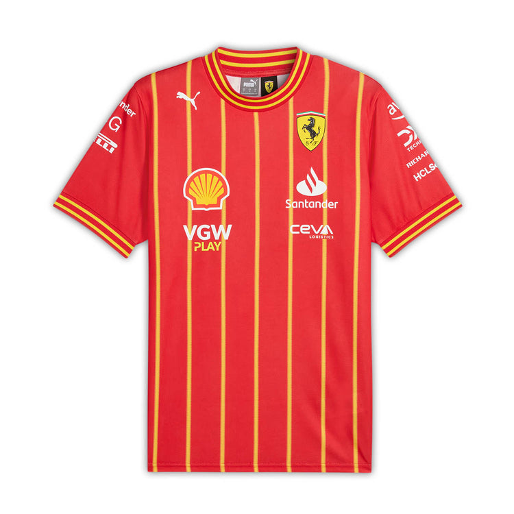 2024 Leclerc Euro Edition Soccer Jersey - Scuderia Ferrari - Fueler™ 