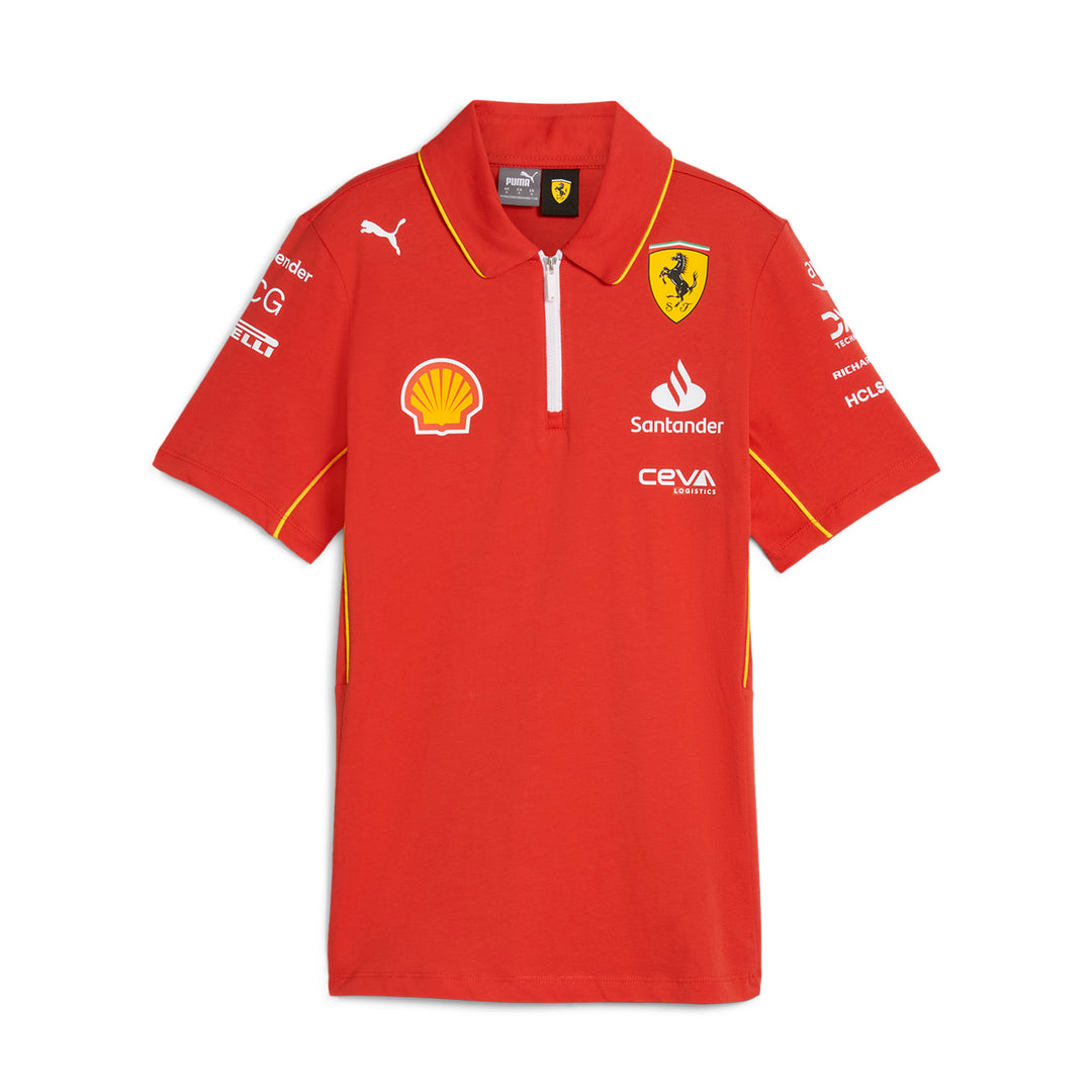 2024 Women Team Polo - Scuderia Ferrari - Fueler™ - 701228007001210 - fueler.store - Polo