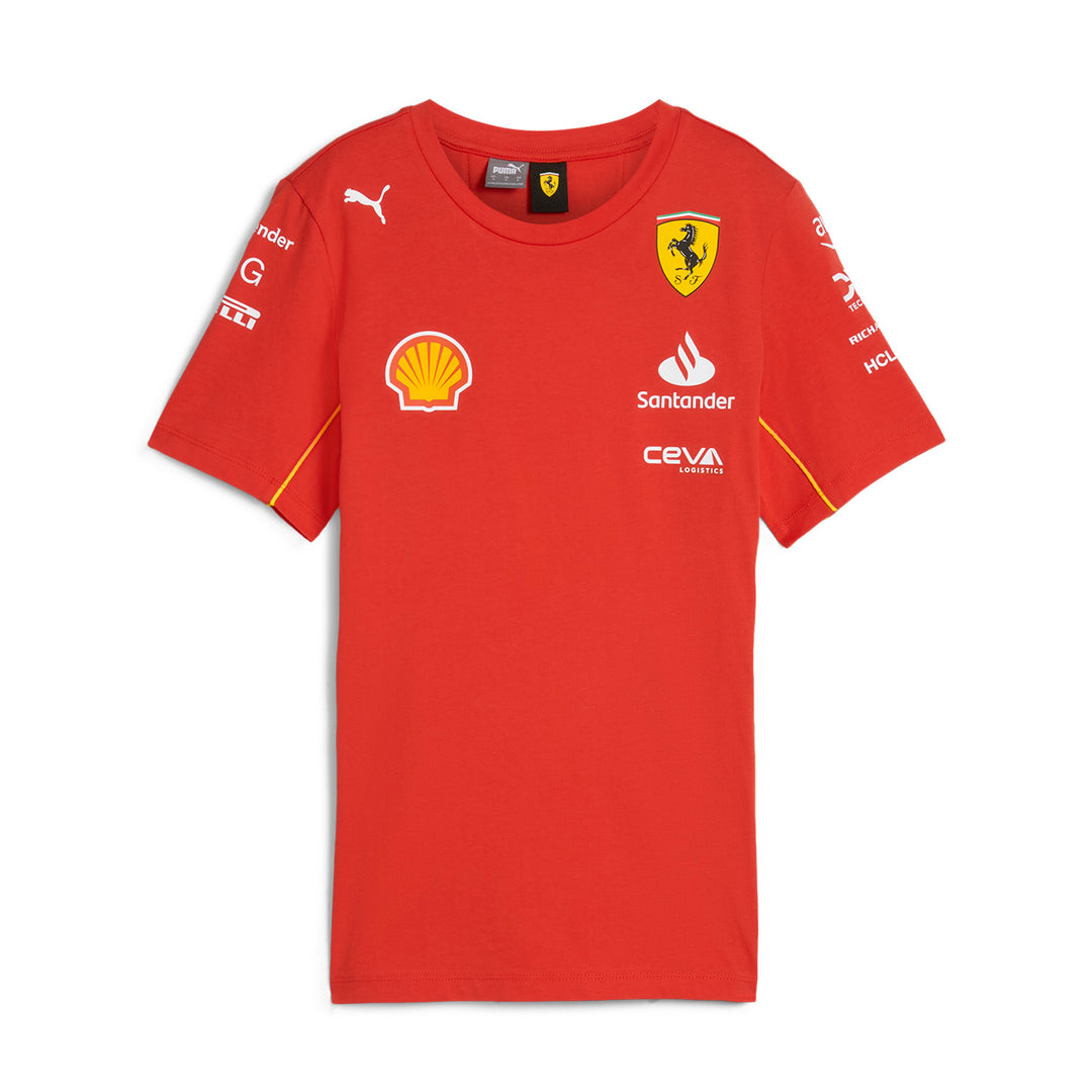 2024 Women Team T-Shirt - Scuderia Ferrari - Fueler™ - 701228006001210 - fueler.store - T-Shirt