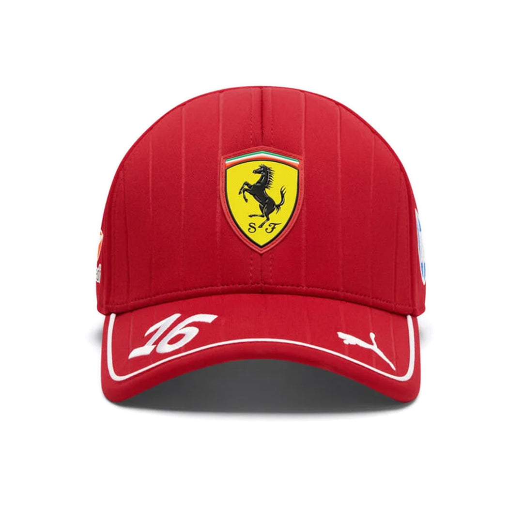 2025 Charles Leclerc Driver Cap - Scuderia Ferrari - Fueler™ - 701233008002801 - fueler.store - Cap