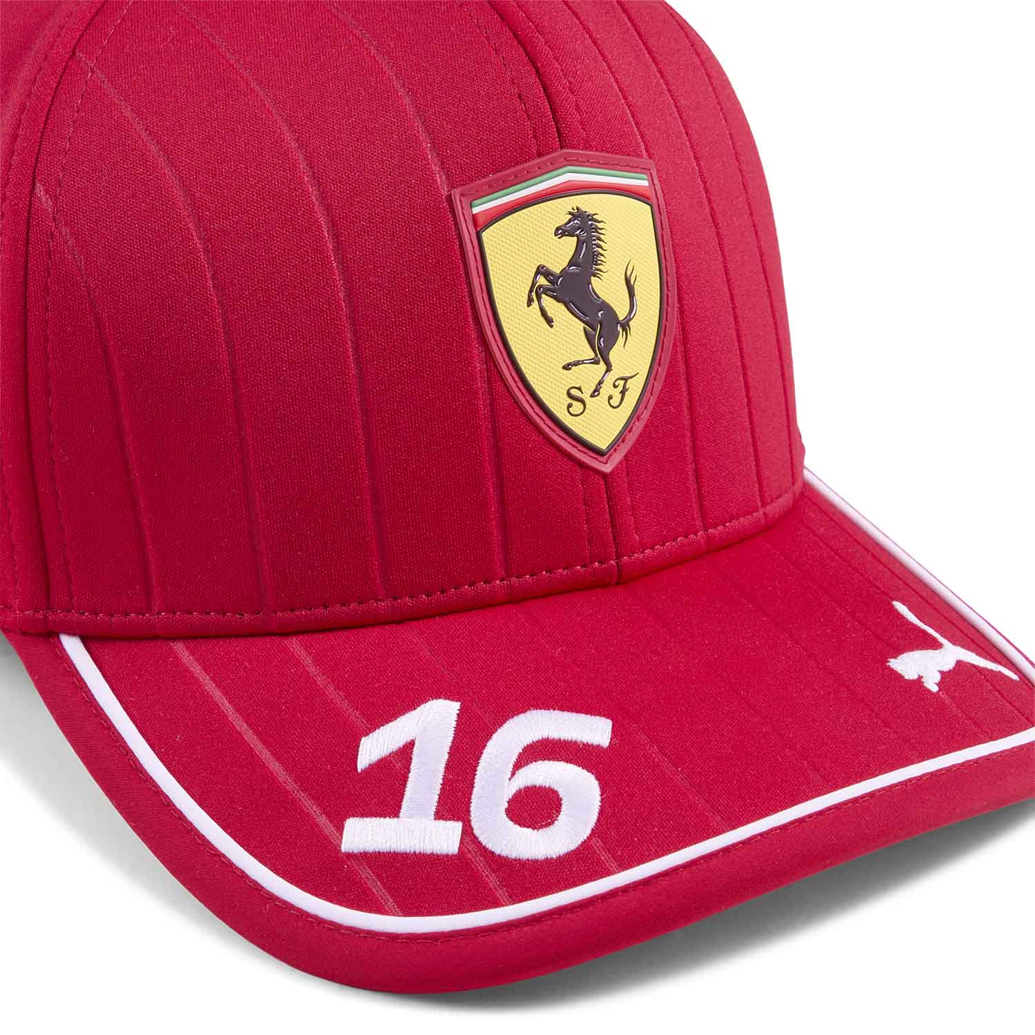 2025 Charles Leclerc Kids Driver Cap - Scuderia Ferrari - Fueler™ - 701233009001801 - fueler.store - Cap