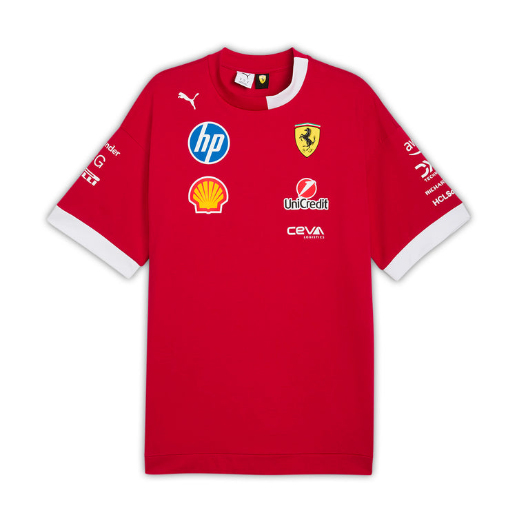 2025 Driver Oversized T-Shirt - Scuderia Ferrari - Fueler™ - 701232810001802 - fueler.store - T-Shirt