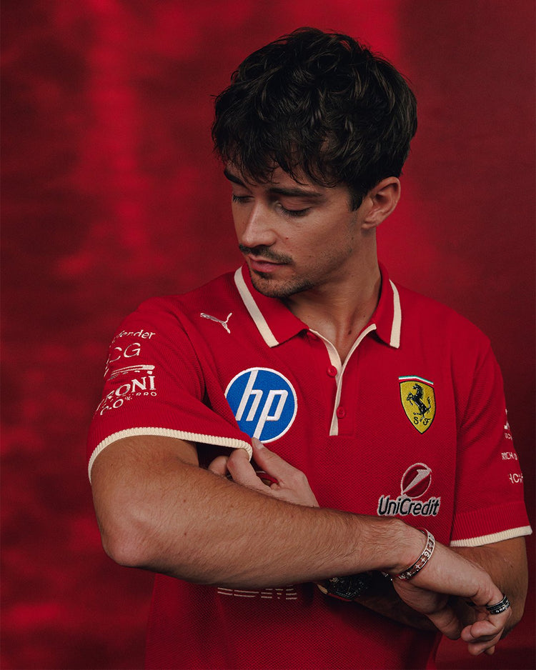 Scuderia Ferrari - 2025 Knitted Team Polo - Special Edition - Polo - Fueler™ 
