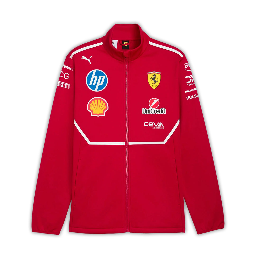 2025 Softshell Team Jacket - Scuderia Ferrari - Fueler™ - 701232804001803 - fueler.store - Jacket