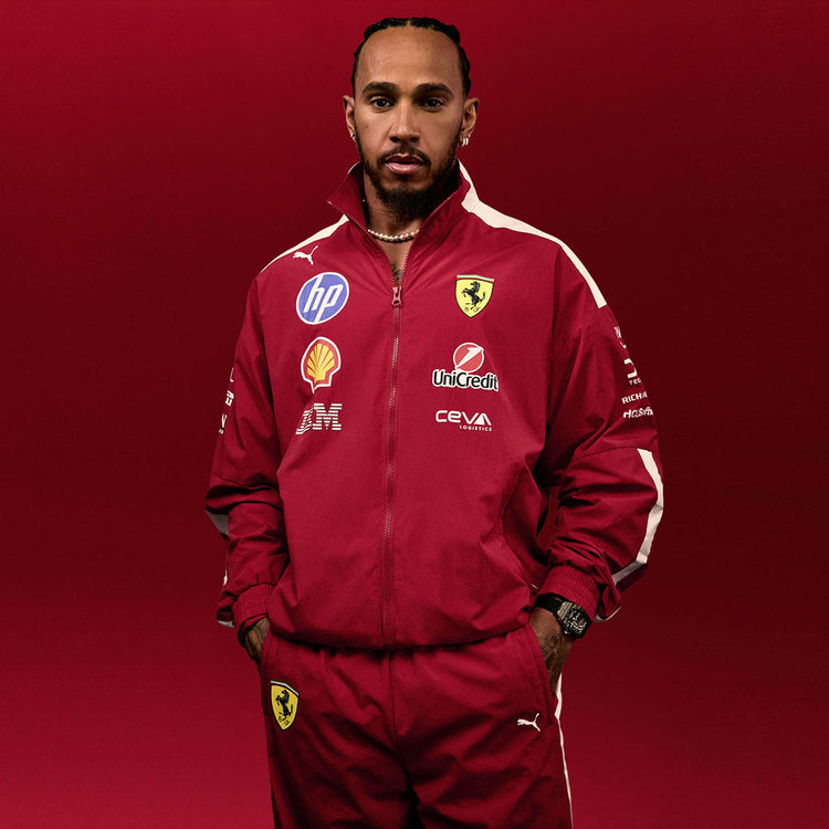 2025 T7 Oversized Team Jacket - Scuderia Ferrari - Fueler™ - 701234733001802 - fueler.store - Jacket