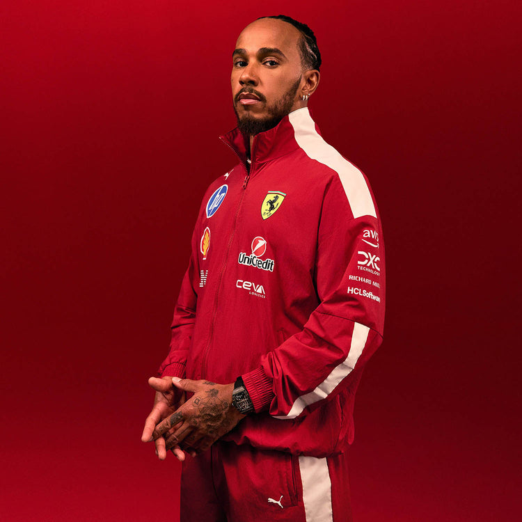 2025 T7 Oversized Team Jacket - Scuderia Ferrari - Fueler™ - 701234733001802 - fueler.store - Jacket