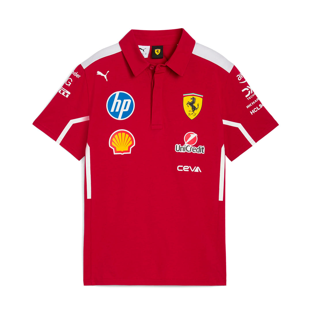 2025 Team Polo - Scuderia Ferrari - Fueler™ - 701232808001802 - fueler.store - Polo