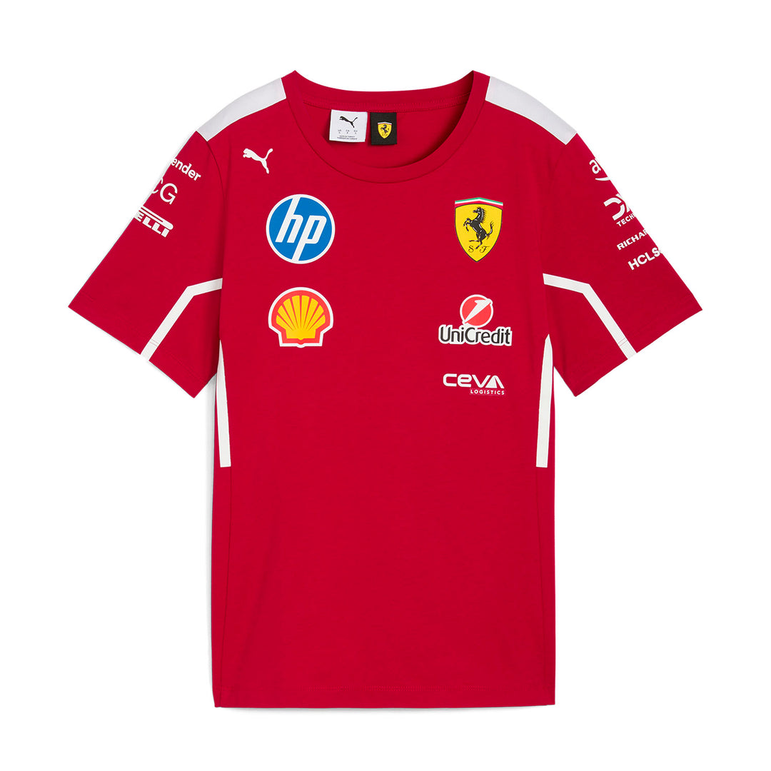 2025 Team T-Shirt - Scuderia Ferrari - Fueler™ - 701232809001802 - fueler.store - T-Shirt