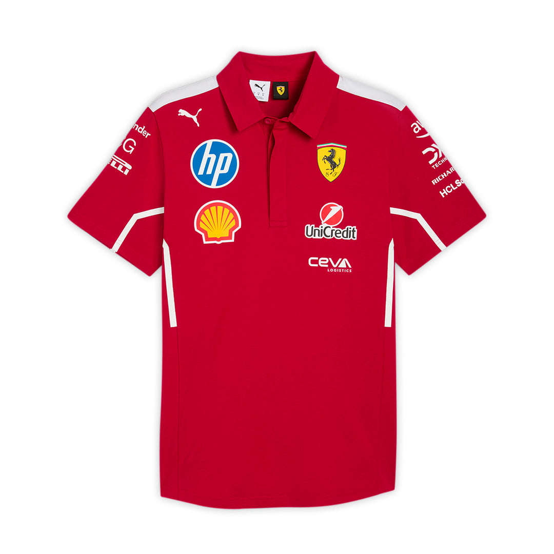 2025 Women Team Polo - Scuderia Ferrari - Fueler™ - 701232818001802 - fueler.store - Polo