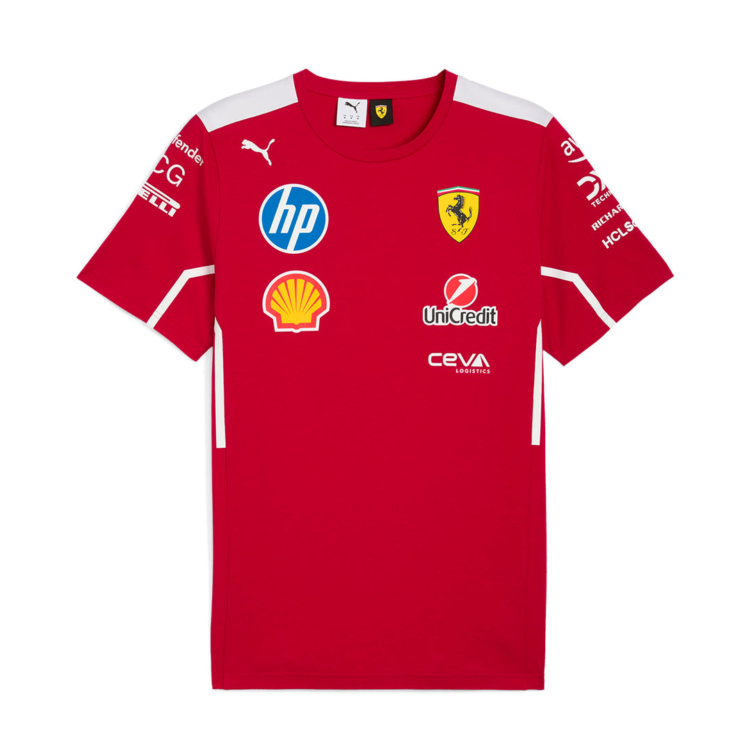 2025 Women Team T-Shirt - Scuderia Ferrari - Fueler™ - 701232819001802 - fueler.store - T-Shirt