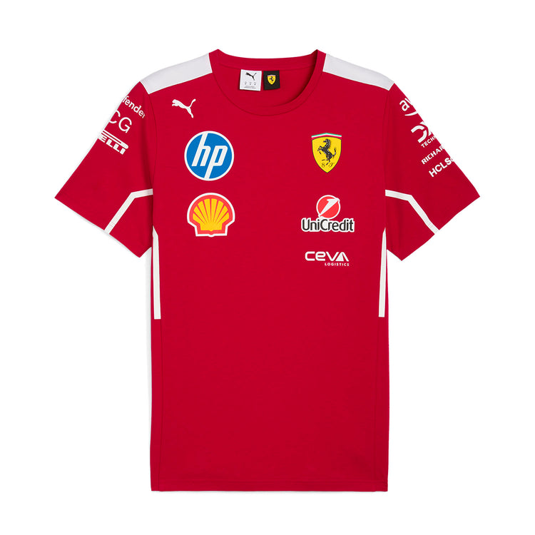 2025 Women Team T-Shirt - Scuderia Ferrari - Fueler™ - 701232819001802 - fueler.store - T-Shirt