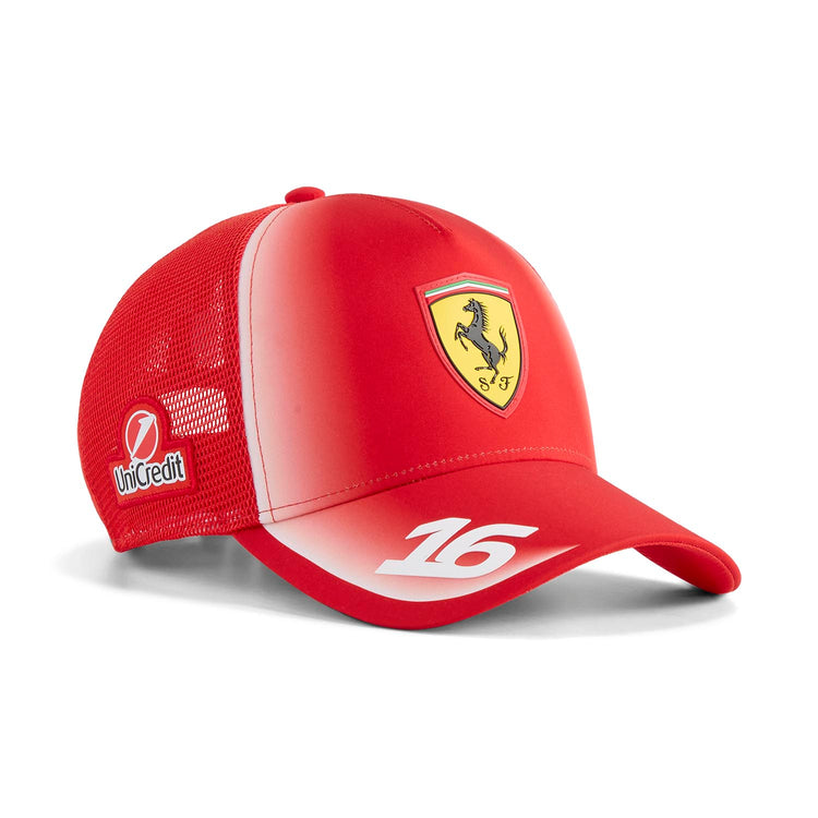 Scuderia Ferrari - 2026 Charles Leclerc Driver Trucker Cap - Cap - Fueler™ 