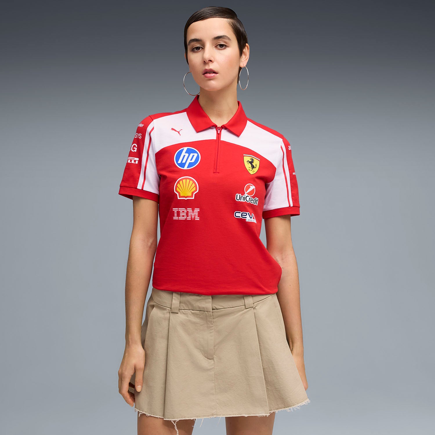 Scuderia Ferrari - 2026 Women Team Polo - Polo - Fueler™ 