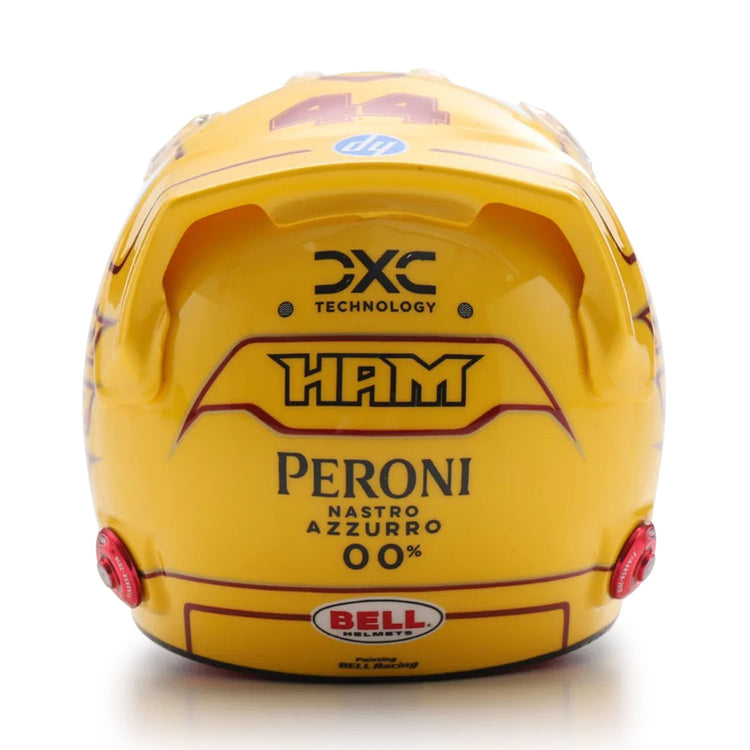 #44 Hamilton 2025 Season 1:5 Mini Helmet - Scuderia Ferrari - Fueler™ - LSHEL008 - fueler.store - Mini Helmet