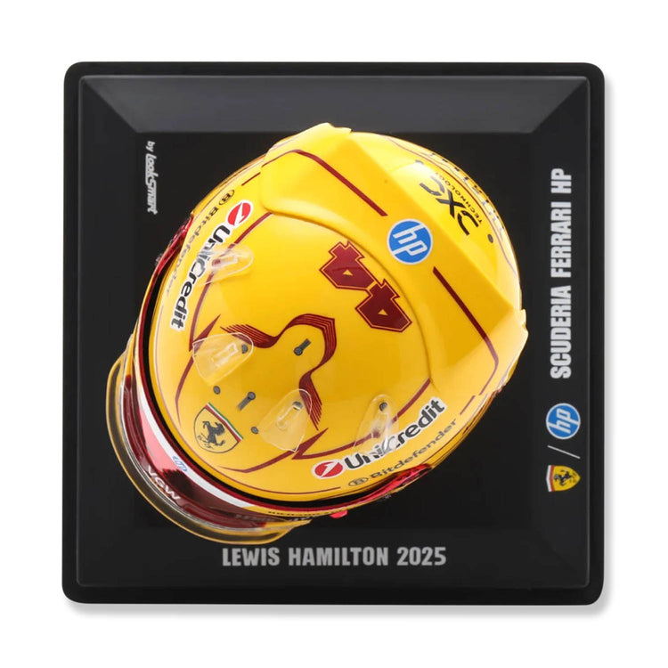 #44 Hamilton 2025 Season 1:5 Mini Helmet - Scuderia Ferrari - Fueler™ - LSHEL008 - fueler.store - Mini Helmet
