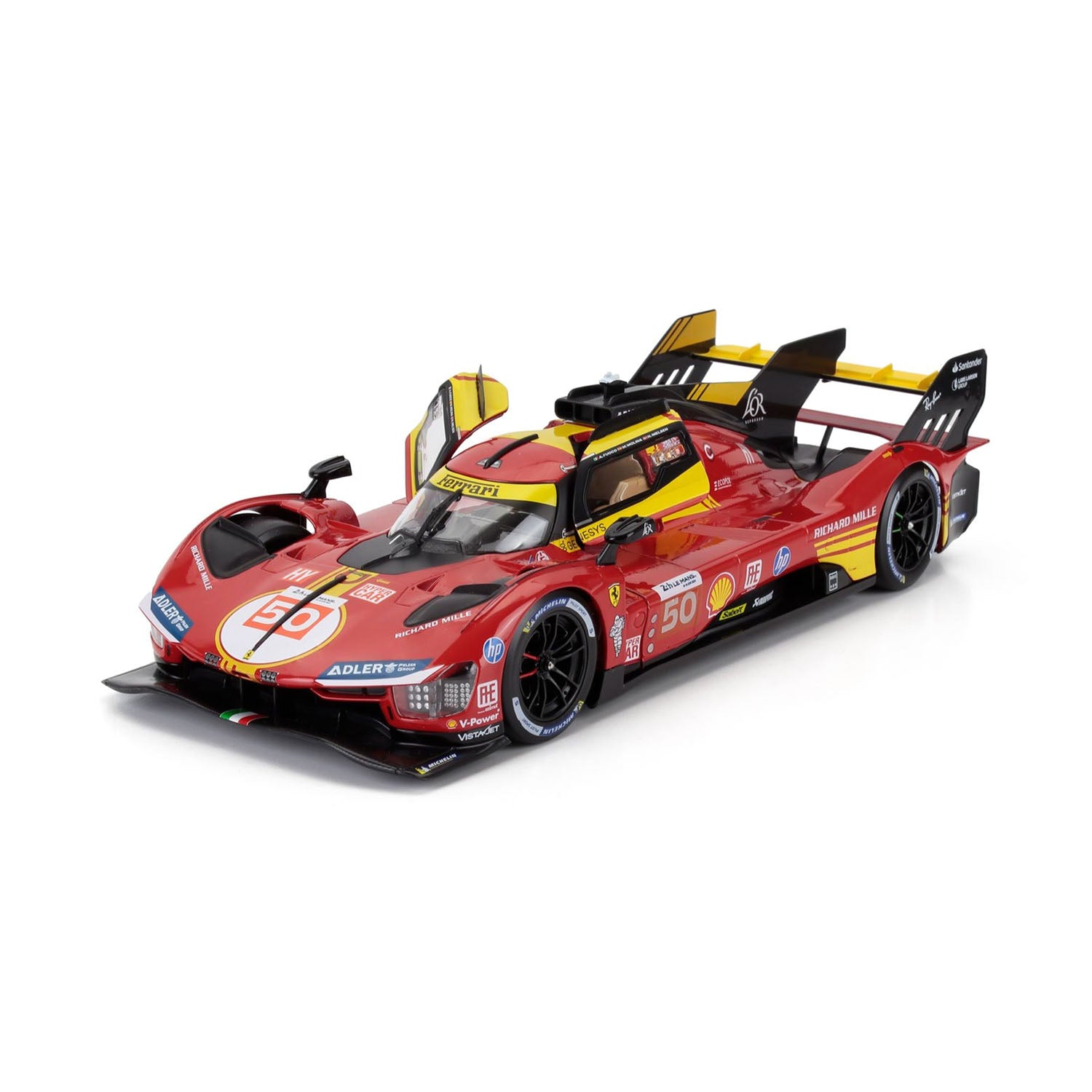 #50 Ferrari 499P Le Mans Winner 2024 1:18 Car Model - Scuderia Ferrari - Fueler™ - 18-16312-50-VET - fueler.store - Car Model
