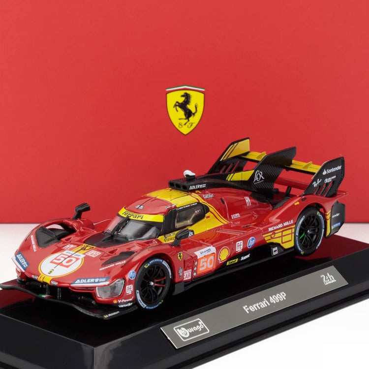 #50 Ferrari 499P Le Mans Winner 2024 1:43 Car Model - Scuderia Ferrari - Fueler™ - 18-36316-50 - fueler.store - Car Model