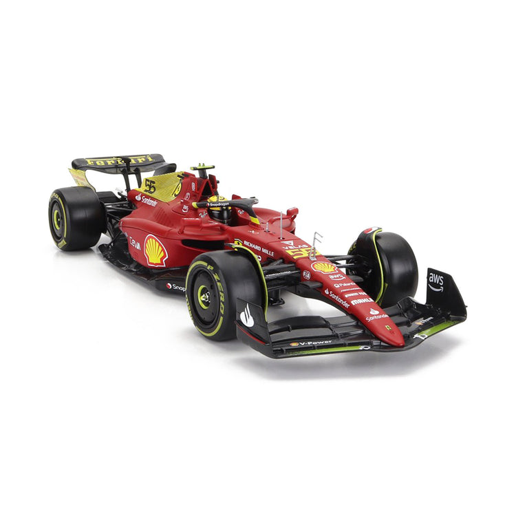 #55 Sainz 2022 SF75 Monza GP 1:24 Car Model - Scuderia Ferrari - Fueler™ 