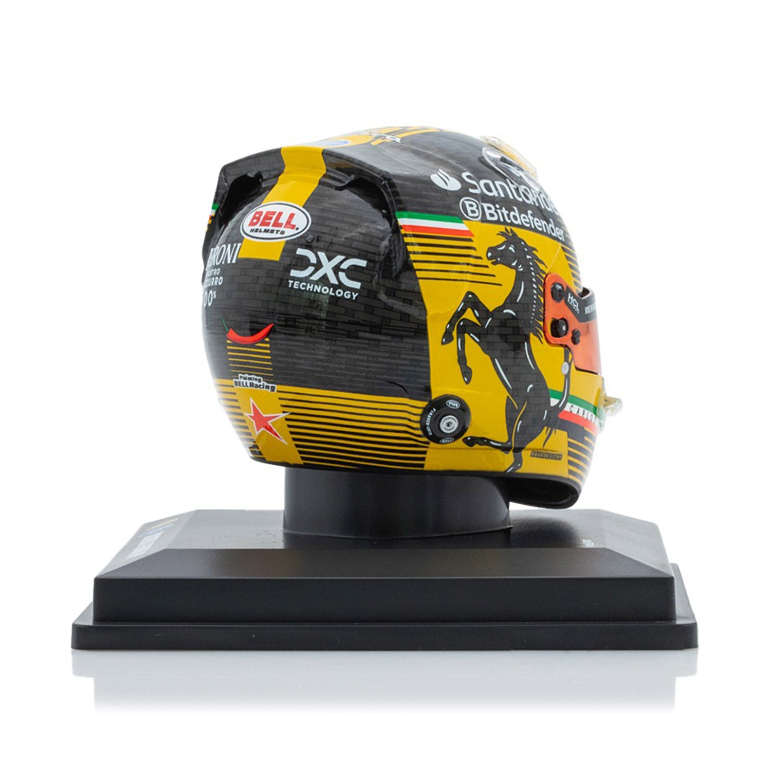 #55 Sainz Italian GP 2024 1:5 Mini Helmet - Scuderia Ferrari - Fueler™ - LSHEL005 - fueler.store - Mini Helmet