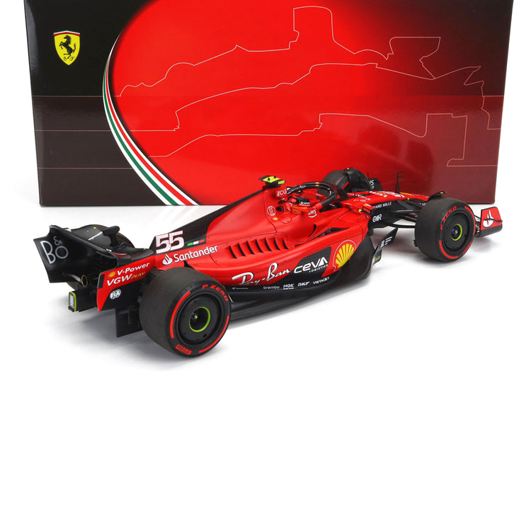 #55 Sainz SF23 Bahrain GP 1:18 BBR Models - Scuderia Ferrari - Fueler™ 