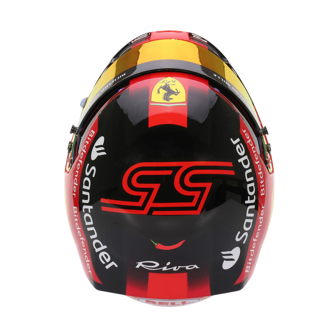 Carlos Sainz #55 Official 2023 1:2 Helmet - Scuderia Ferrari - Fueler™ - MH23CS - fueler.store - Collectibles