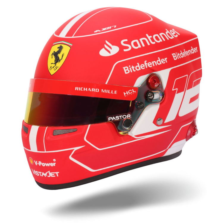 Charles Leclerc #16 Official 2023 1:2 Helmet - Scuderia Ferrari - Fueler™ - MH23CL - fueler.store - Collectibles