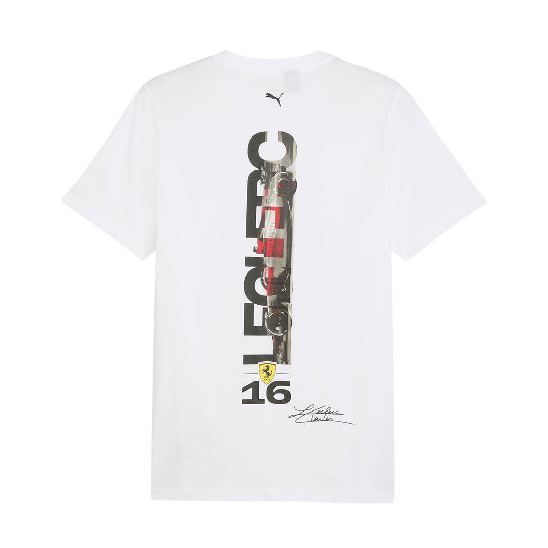 Charles Leclerc 95 Years Graphic T-Shirt - Scuderia Ferrari - Fueler™ 