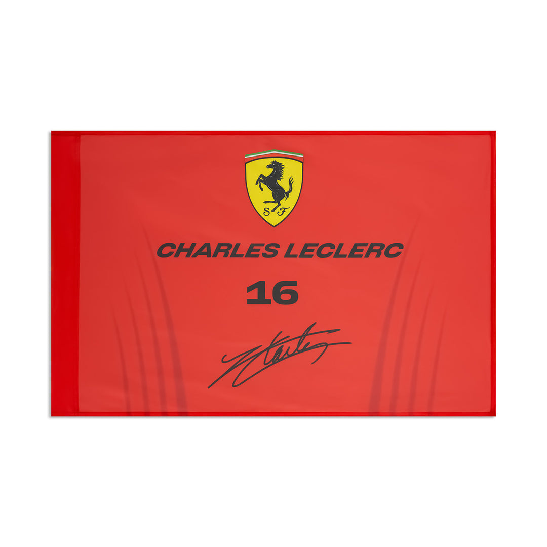 Scuderia Ferrari - Charles Leclerc Flag - Accessories & Gifts - Fueler™ 
