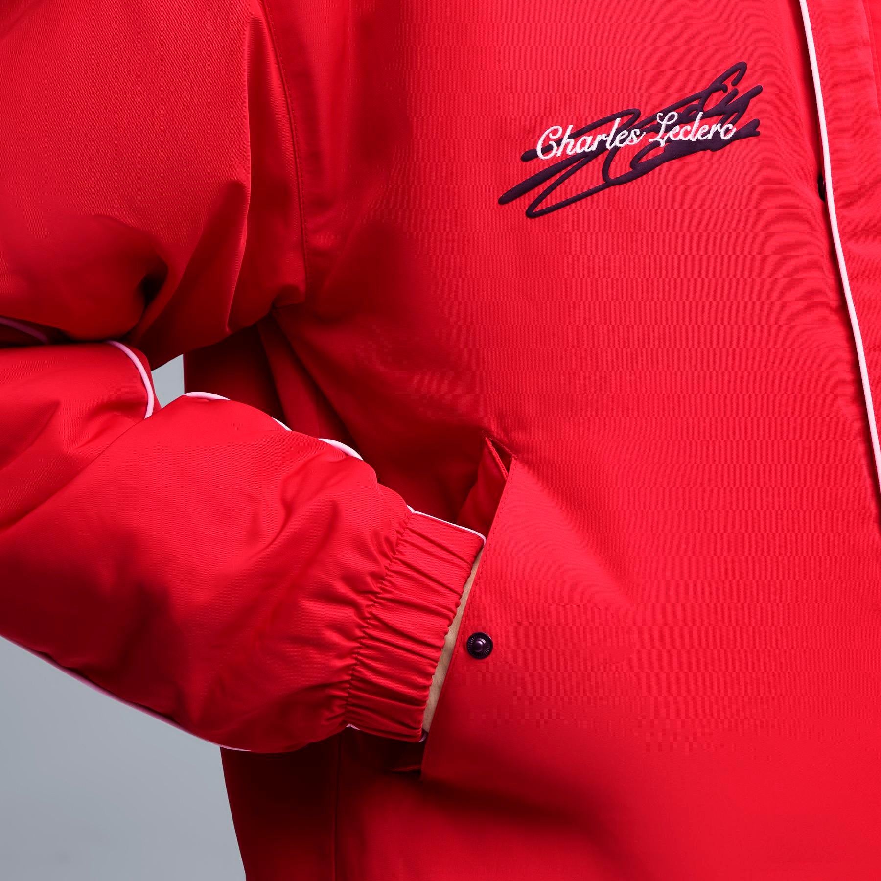 Scuderia Ferrari - Charles Leclerc Racing Jacket - Jacket - Fueler™ 