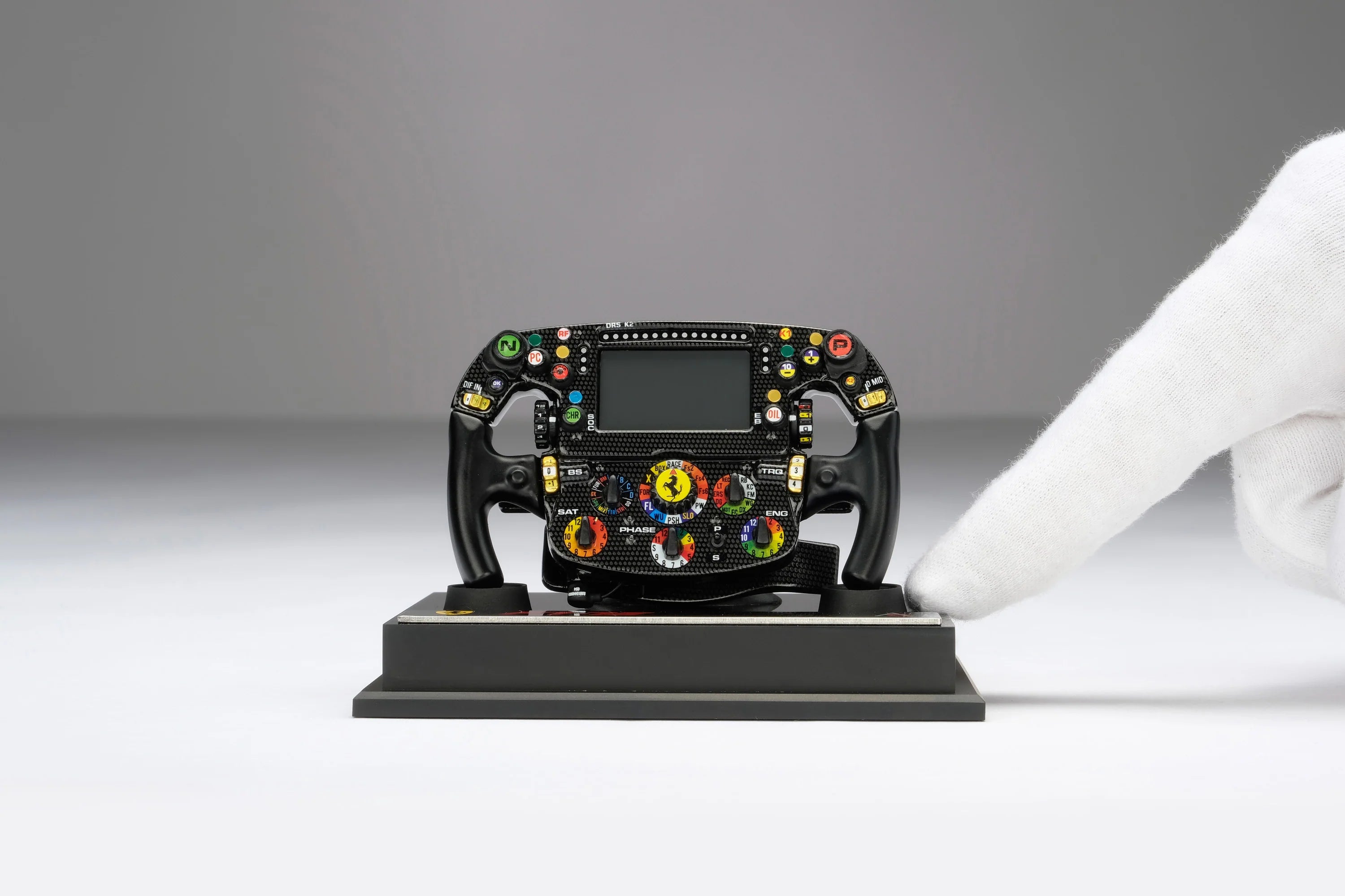 F1-75 Amalgam 1:4 Steering Wheel Replica - Scuderia Ferrari - Fueler™ - M6216 - fueler.store - Collectibles