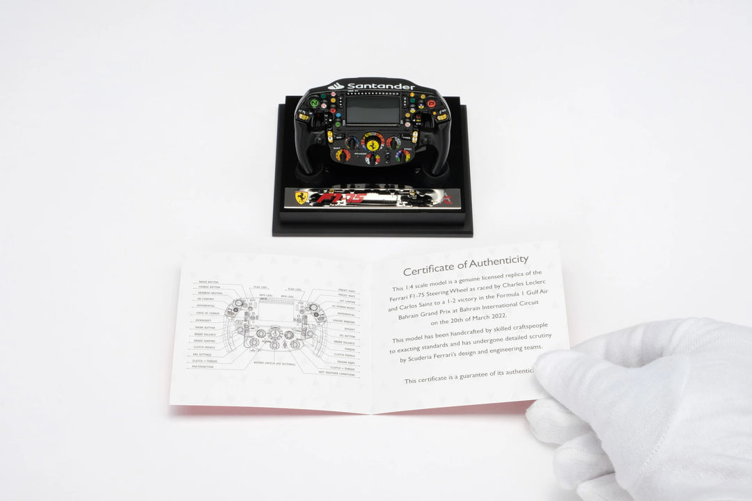 F1-75 Amalgam 1:4 Steering Wheel Replica - Scuderia Ferrari - Fueler™ - M6216 - fueler.store - Collectibles