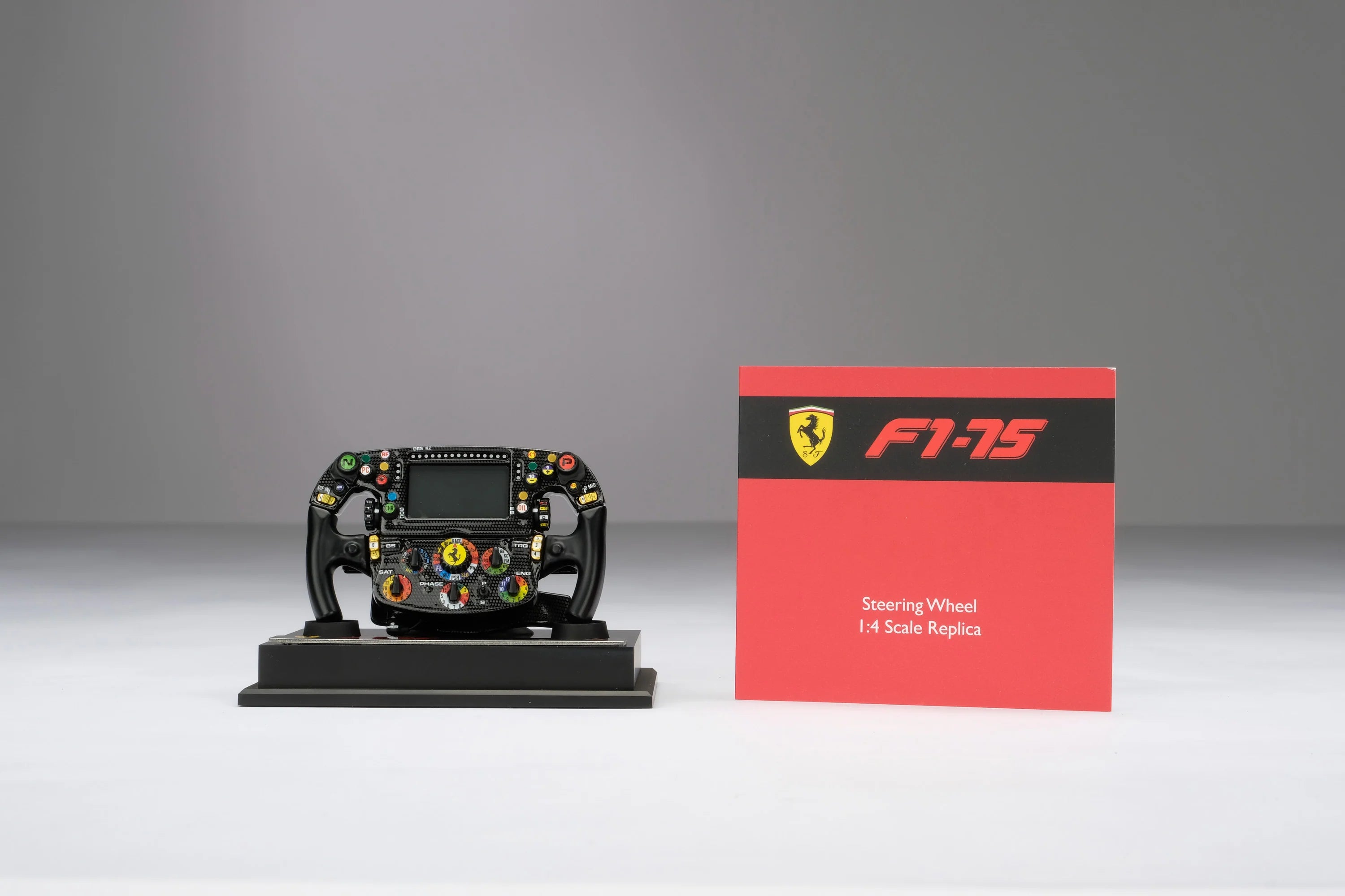 F1-75 Amalgam 1:4 Steering Wheel Replica - Scuderia Ferrari - Fueler™ - M6216 - fueler.store - Collectibles