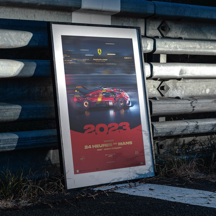 Scuderia Ferrari - Ferrari 499P - 24h Le Mans Winners - 100th Anniversary | Collector's Edition - Poster - Fueler™ 