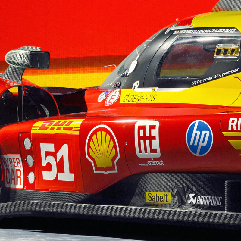 Ferrari 499P | 2024 World Endurance Championship | Large - Scuderia Ferrari - Fueler™ - PROD01004974 - fueler.store - Poster