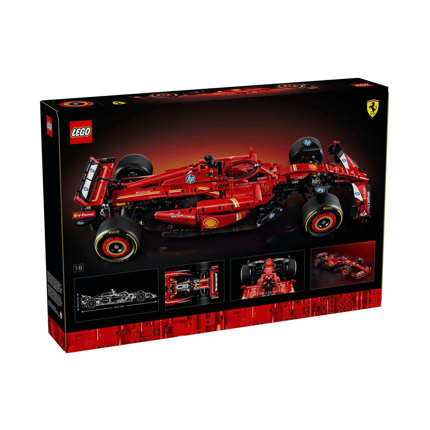 Ferrari F1 SF24 1:18 Technic Lego Car Model – Fueler