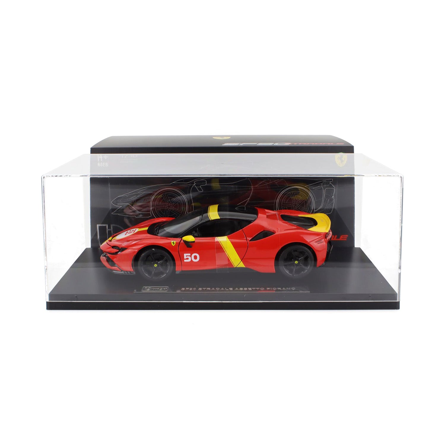 Scuderia Ferrari - Ferrari SF90 Stradale Hybrid 1000hp #50 24h LE MANS Livery 1:18 Car Model - Car Model - Fueler™ 