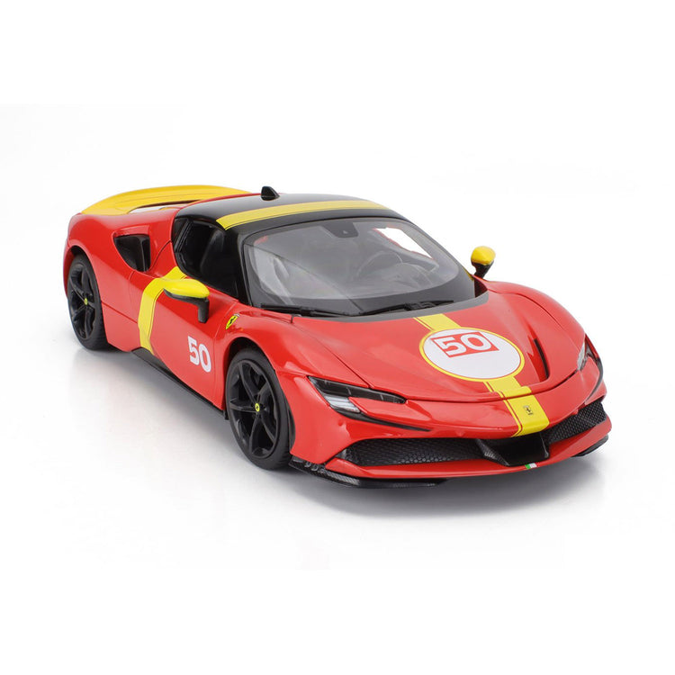 Ferrari SF90 Stradale Hybrid 1000hp #50 24h LE MANS Livery 1:18 Car Model - Scuderia Ferrari - Fueler™ - 18-16035 - fueler.store - Car Model