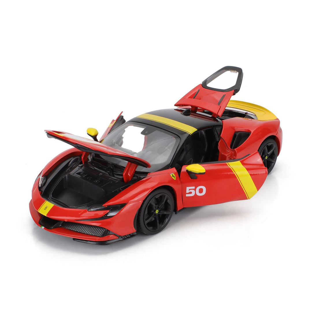 Ferrari SF90 Stradale Hybrid 1000hp #50 24h LE MANS Livery 1:18 Car Model - Scuderia Ferrari - Fueler™ - 18-16035 - fueler.store - Car Model