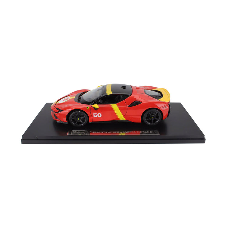 Ferrari SF90 Stradale Hybrid 1000hp #50 24h LE MANS Livery 1:18 Car Model - Scuderia Ferrari - Fueler™ - 18-16035 - fueler.store - Car Model