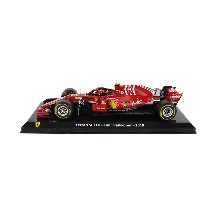 Scuderia Ferrari - Kimi Räikkönen SF71H 2018 1:24 Car Model - Car Model - Fueler™ 