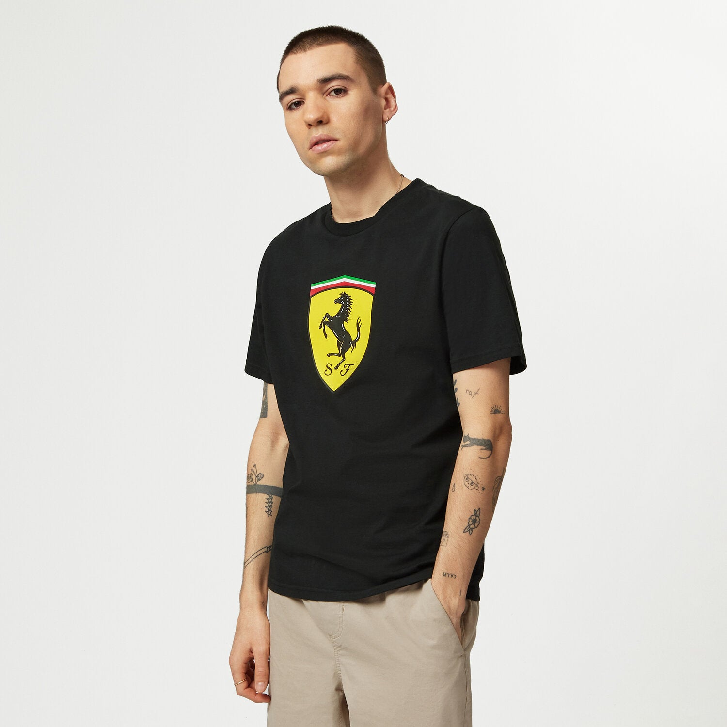 Large Shield T-Shirt - Scuderia Ferrari - Fueler store