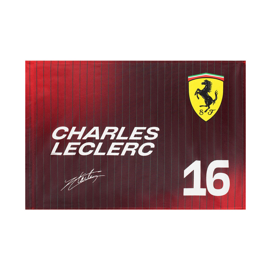 Leclerc Flag - Scuderia Ferrari - Fueler™ - 701236623001801 - fueler.store - Accessories & Gifts