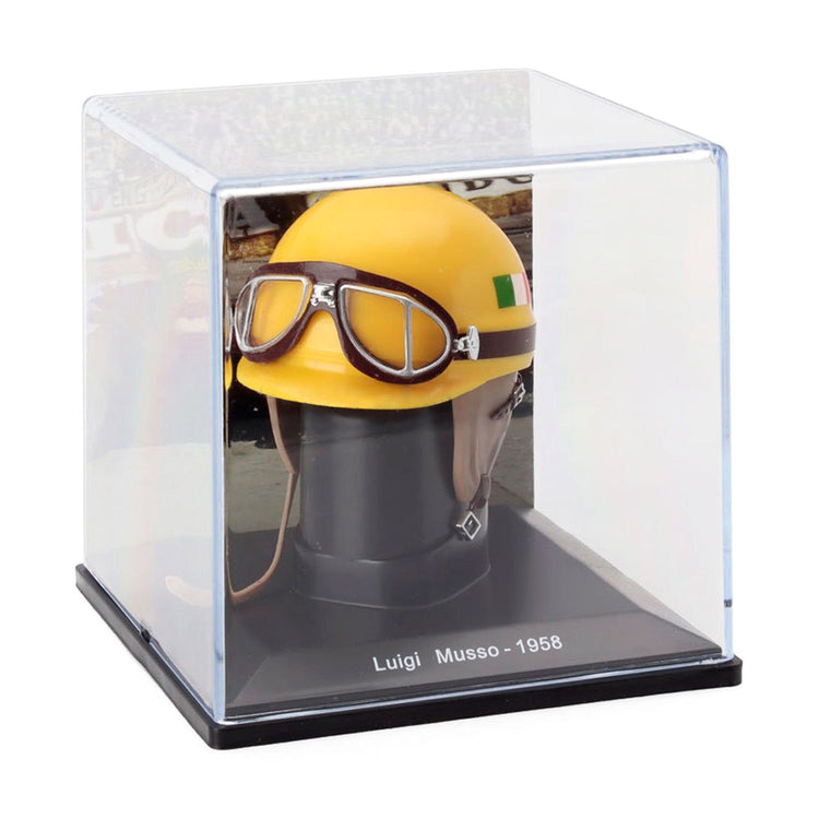 Luigi Musso 1958 Season 1:5 Mini Helmet - Scuderia Ferrari - Fueler™ - HELFE60 - fueler.store - Mini Helmet