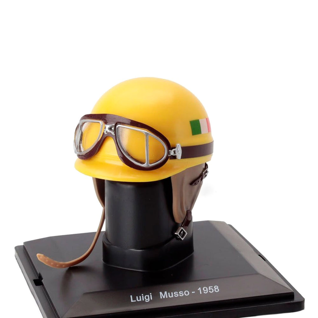 Luigi Musso 1958 Season 1:5 Mini Helmet - Scuderia Ferrari - Fueler™ - HELFE60 - fueler.store - Mini Helmet