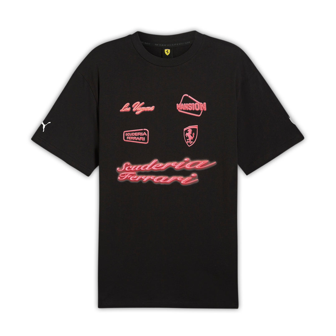 Race Neon Energy T-Shirt - Scuderia Ferrari - Fueler™ - 627064-01-S - fueler.store - T-Shirt