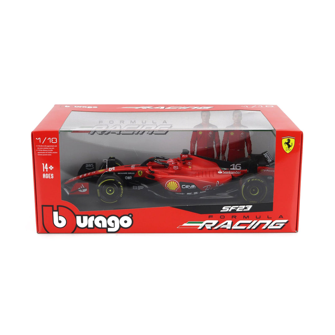 SF23 #16 Charles Leclerc Car Model 1:18 - Scuderia Ferrari - Fueler™ 