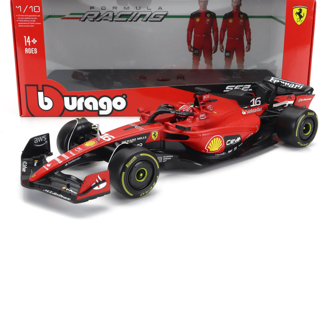 SF23 #16 Charles Leclerc Car Model 1:18 - Scuderia Ferrari - Fueler™ 