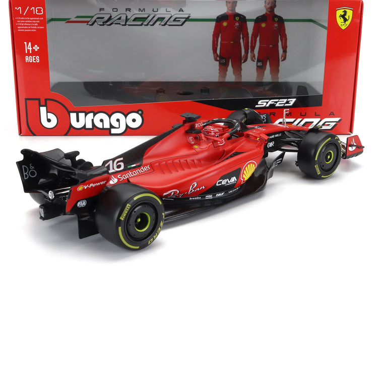 SF23 #16 Charles Leclerc Car Model 1:18 - Scuderia Ferrari - Fueler™ 